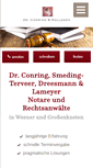 Mobile Screenshot of anwaelte-weener.de